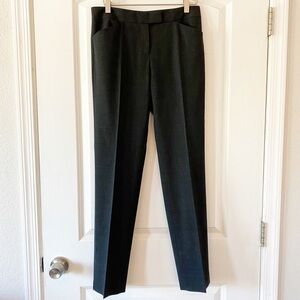 LAFAYETTE 148 Gray Wool Blend Trousers Size 0 Career